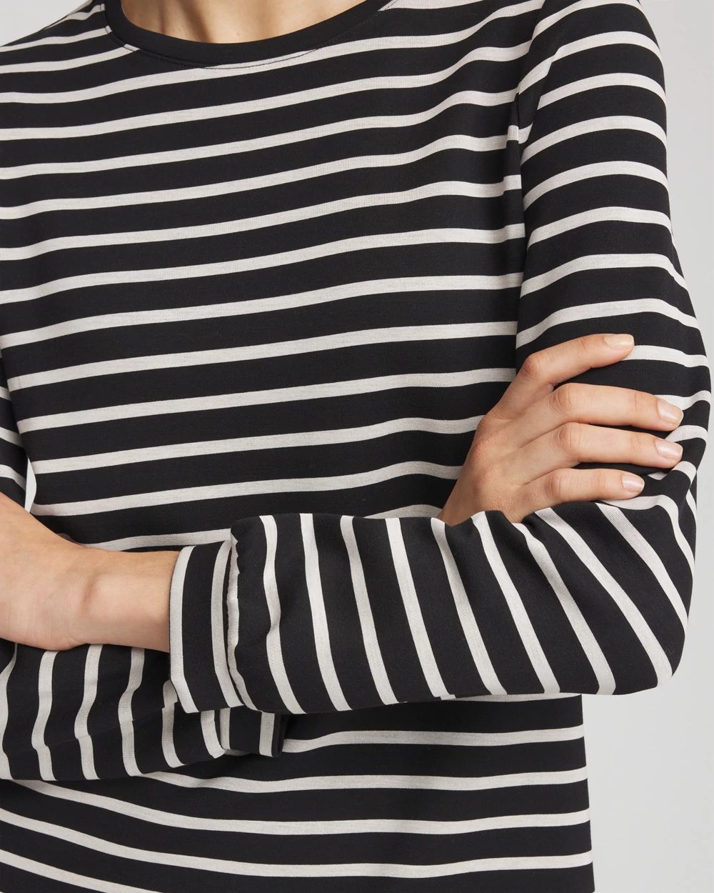 Zenergy® Scuba Striped Top