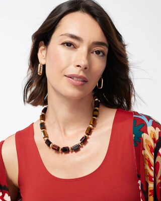 Tiger's Eye Short Necklace
