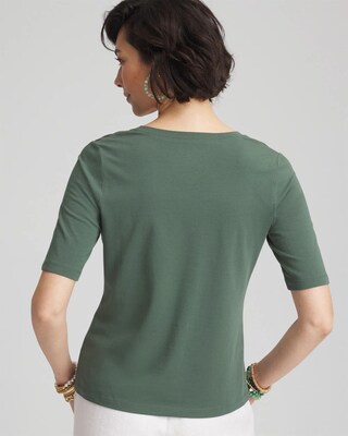 Elbow-Sleeve Perfect Tee click to view larger image.