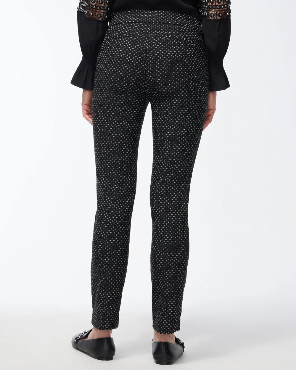 Brigitte Jacquard Stamp Ankle Pants