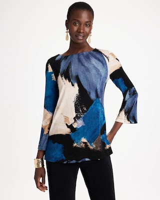 Travelers™ Brushed Colorblock Tunic