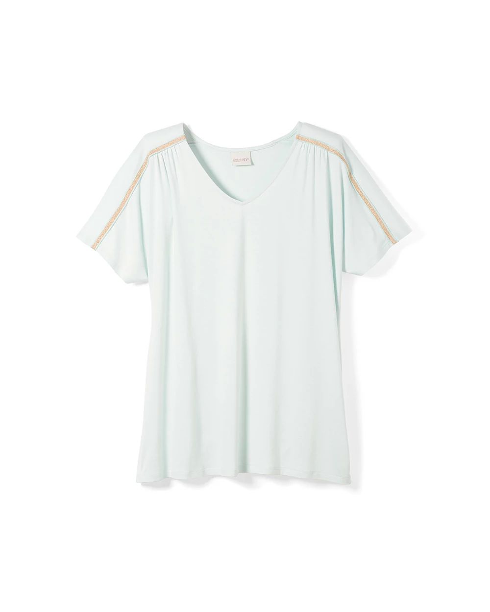 Zenergy Lurex Embellished Tee