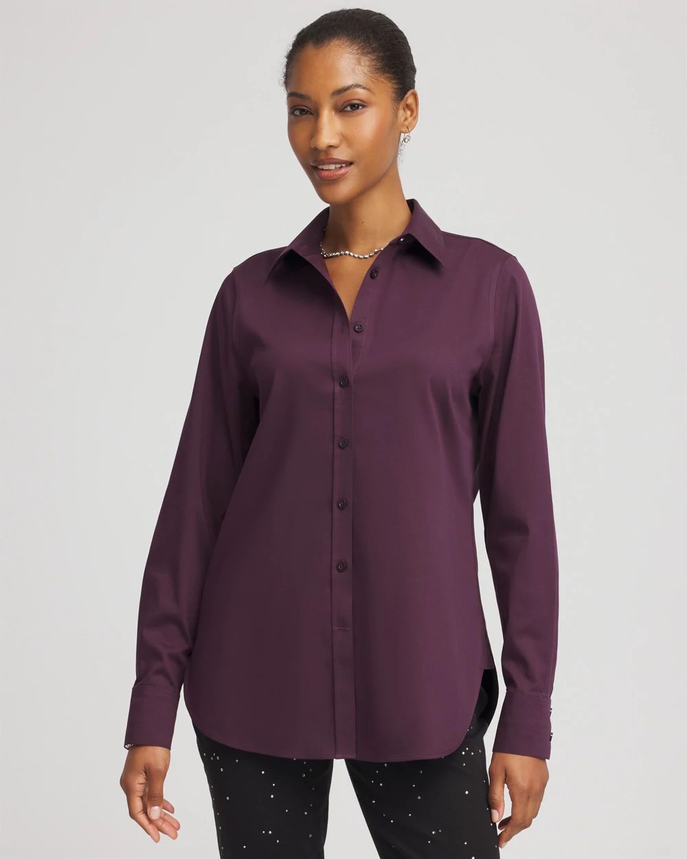 No Iron™ Fall Stretch Shirt