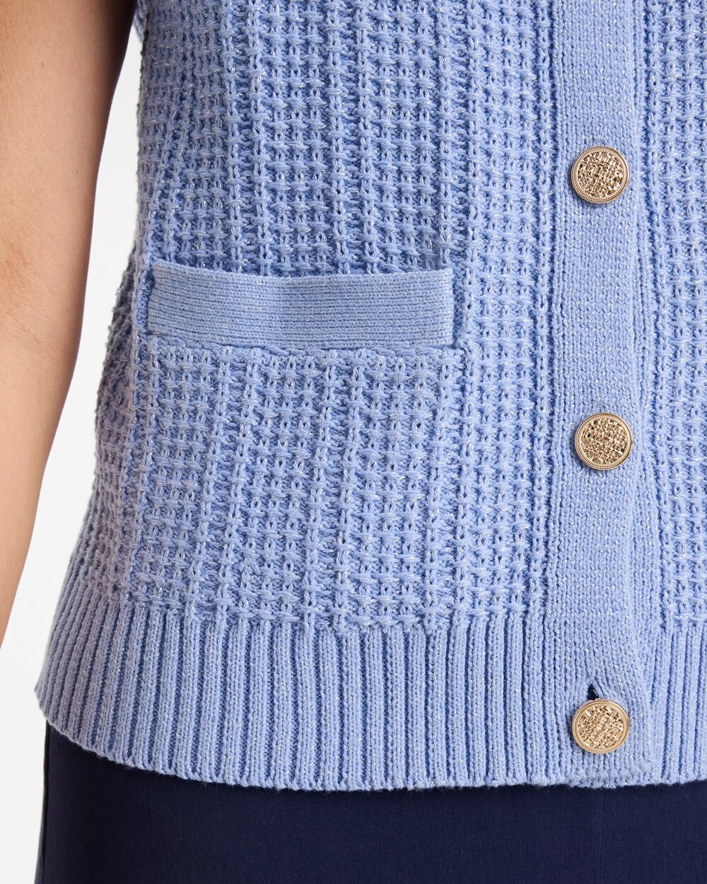 Button-Up Sweater Vest