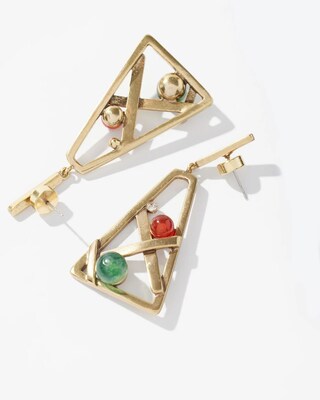 Beaded Drop Earrings