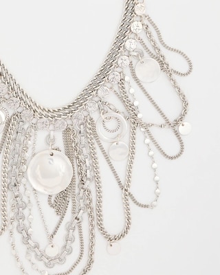 Statement Charm Bib Necklace click to view larger image.