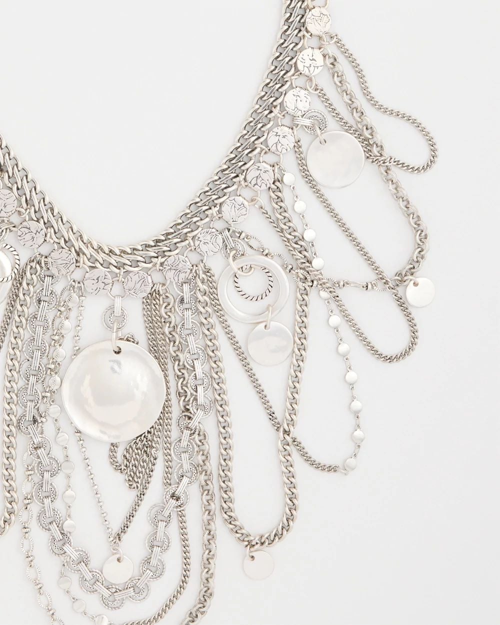 Statement Charm Bib Necklace click to view larger image.
