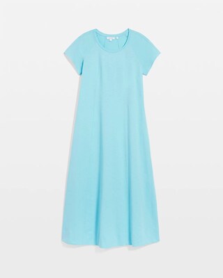 Short-Sleeved Maxi Dress click to view larger image.