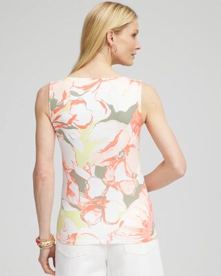 Floral Square-Neck Tank click to view larger image.