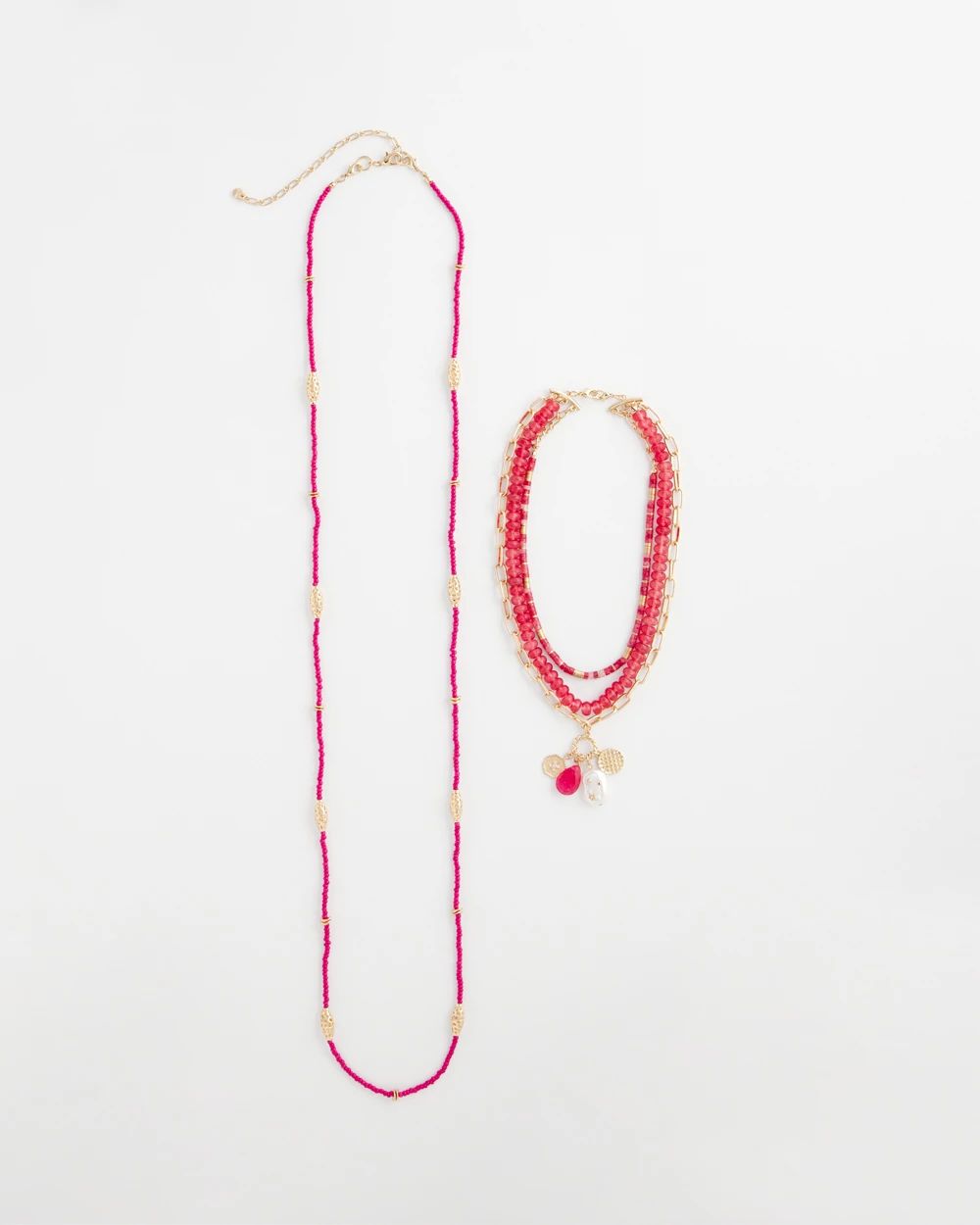 Convertible Filigree Beaded Pendant Necklace