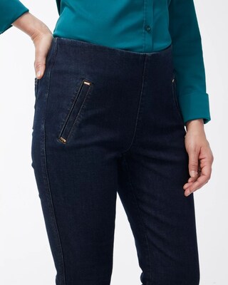 Juliet Pull-On Slim Ankle Jeans