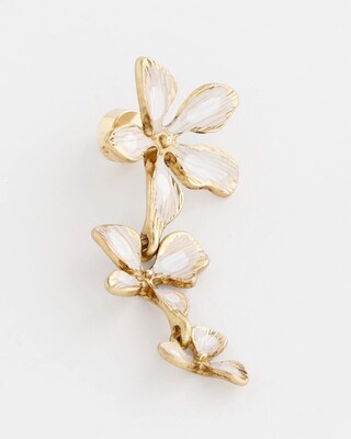 No Droop™ Neutral Flower Drop Earrings click to view larger image.