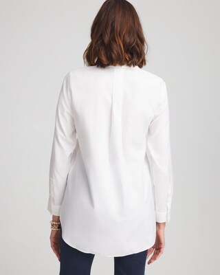 No Iron™ Floral Stretch Tunic click to view larger image.