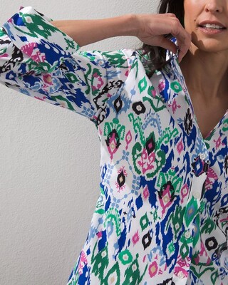 No-Iron Ikat Shirt