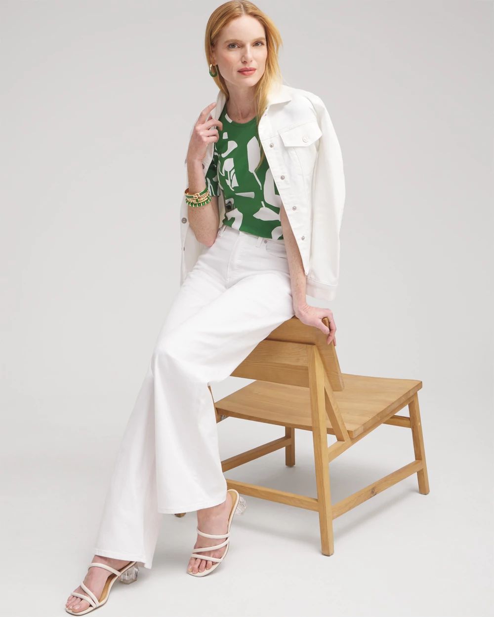 Abstract Everyday Elbow Sleeve Tee click to view larger image.