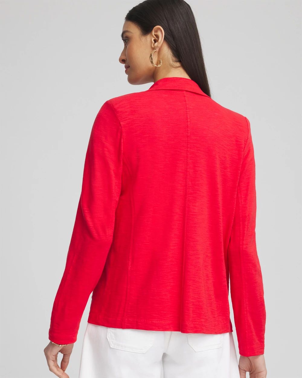 Slub Knit Blazer