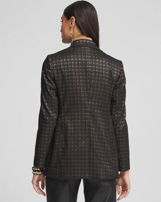 Brigitte Metallic Tiles Blazer click to view larger image.