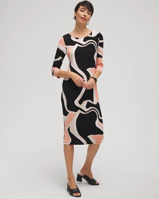 Travelers™ Abstract Print Classic Dress