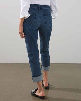 Girlfriend High Cuff Crops