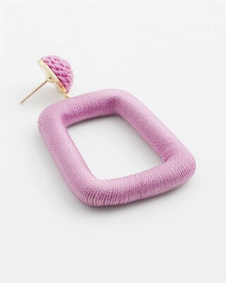 No Droop™ Purple Square Hoops