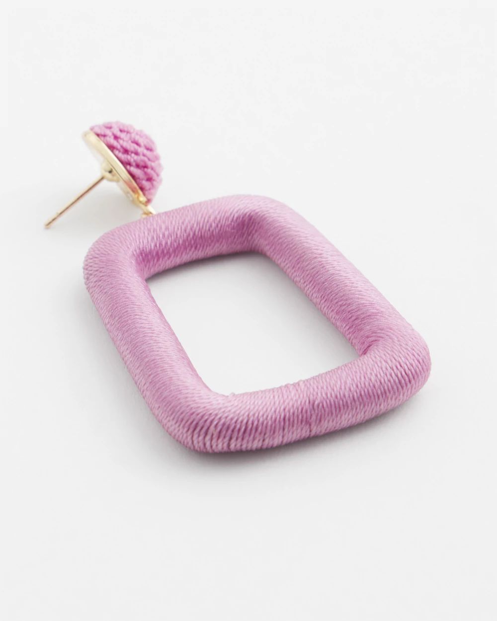No Droop™ Purple Square Hoops