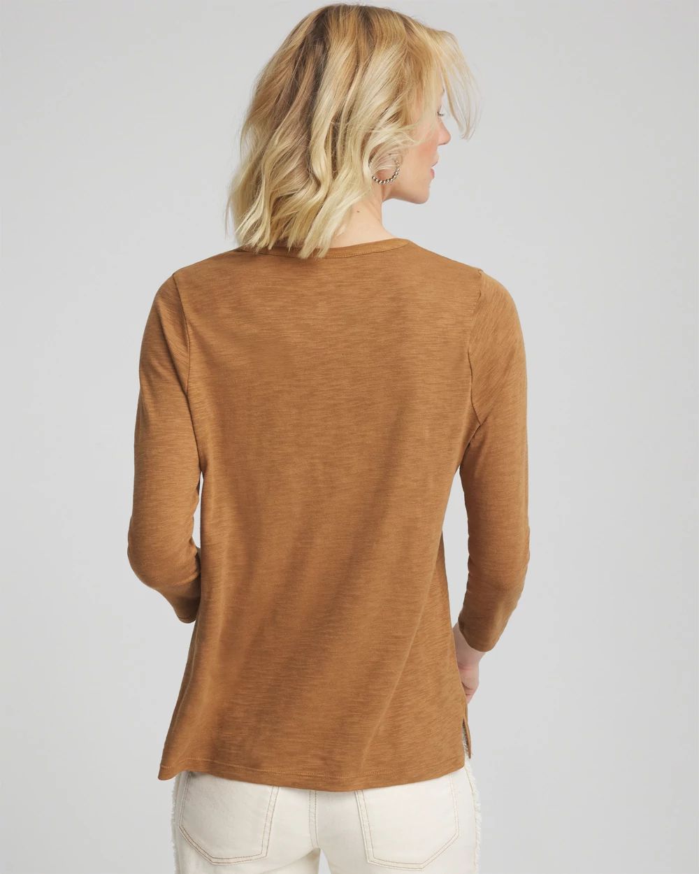 Cotton Slub Henley Shirt