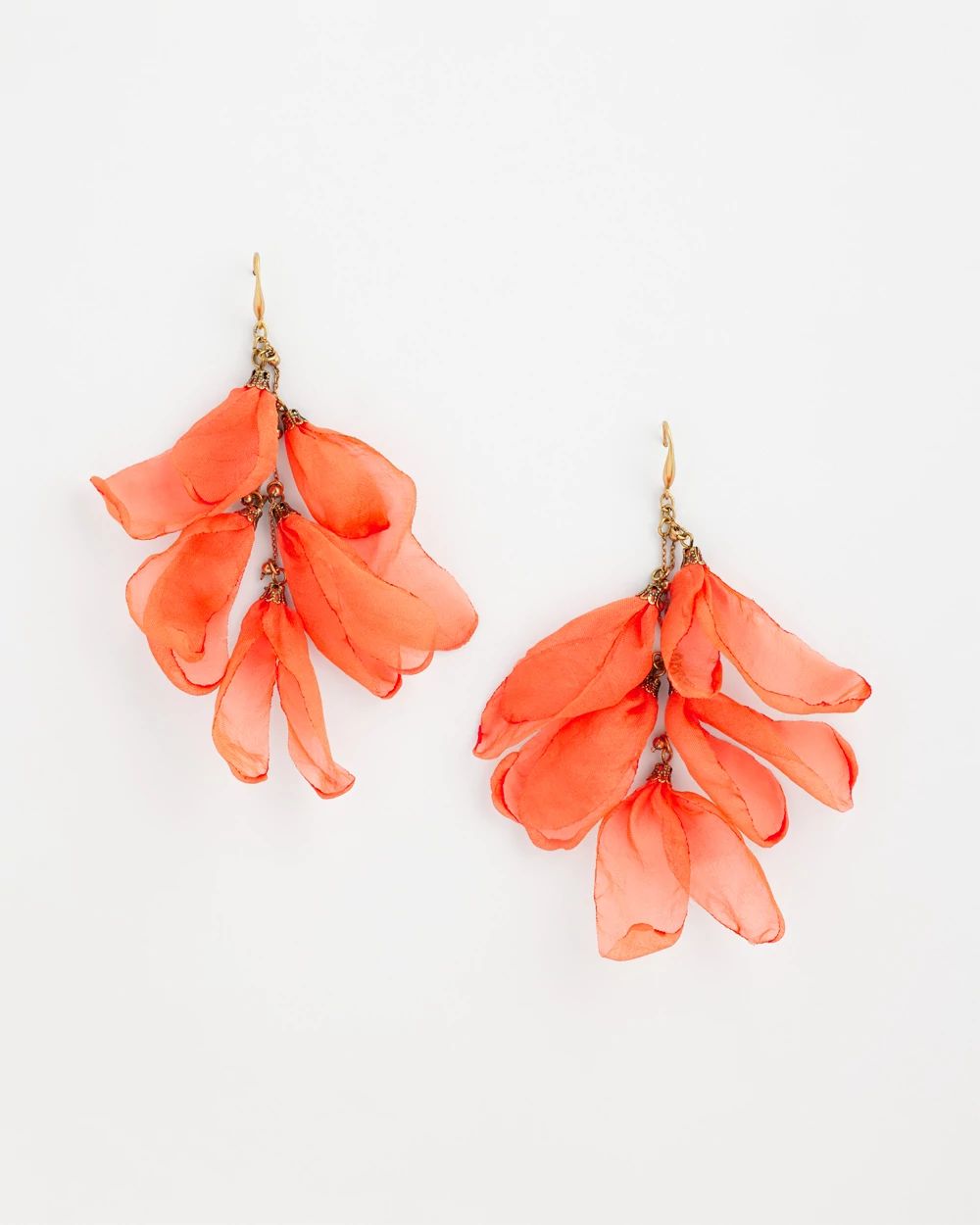 No Droop® Peach Petal Earrings
