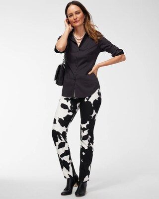 Girlfriend Petite Floral Ankle Jeans click to view larger image.