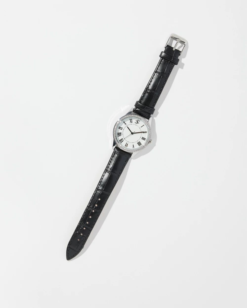 Black Leather Watch