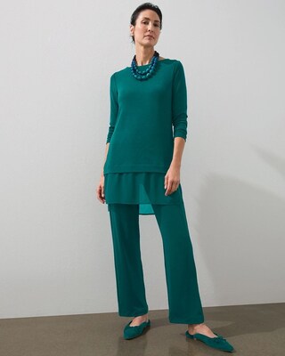 Travelers Chiffon Hem Tunic