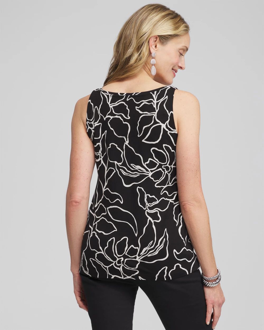 Touch of Cool™ Floral Polished Tank