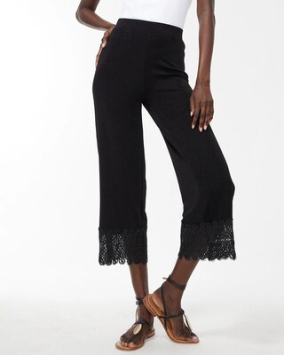 Travelers Lace Hem Crops