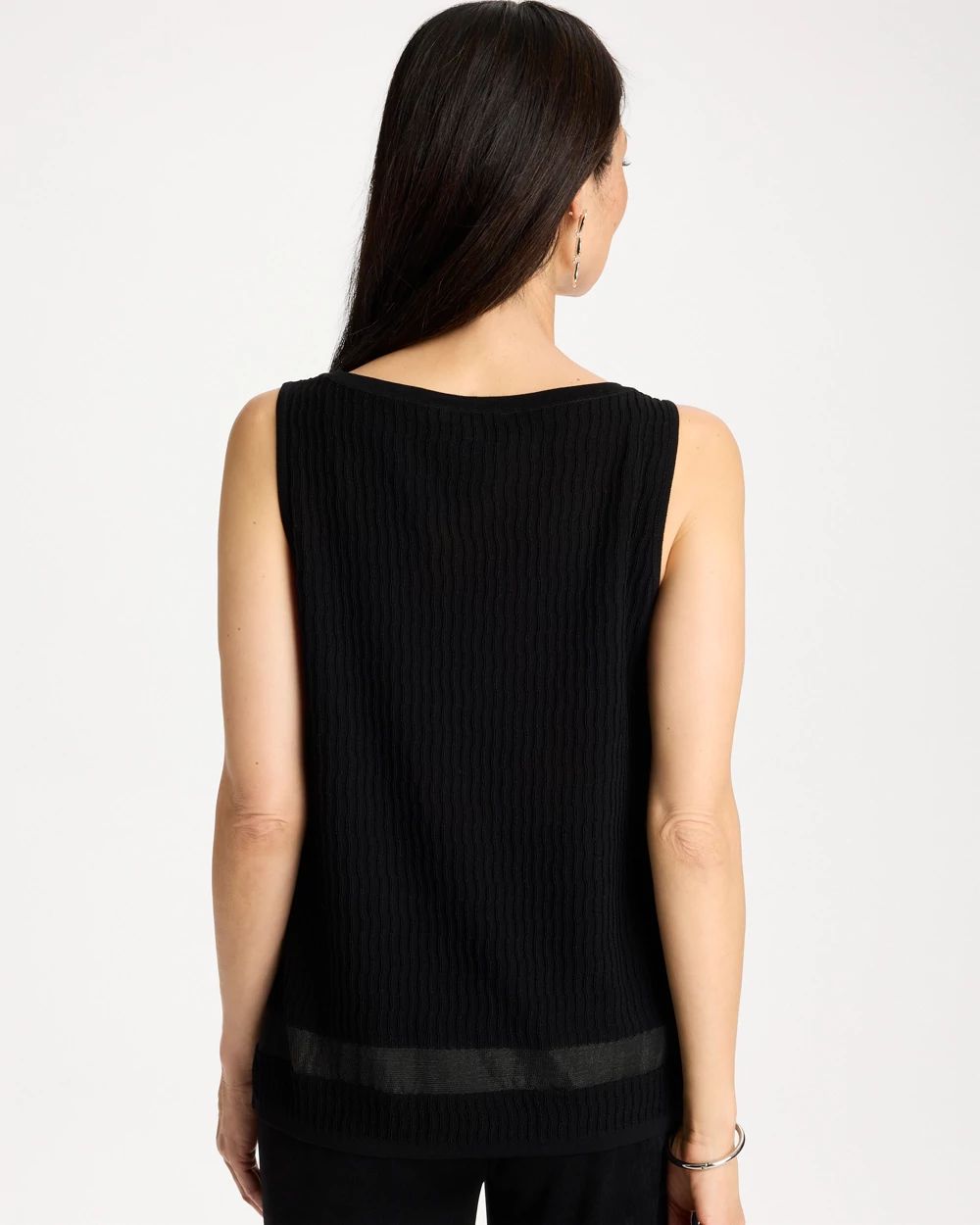 Travelers™ Sheer Stripe Tank click to view larger image.