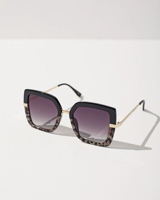 Leopard Print Sunglasses