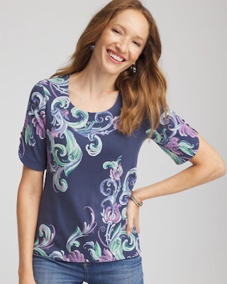 Tulip Sleeve Pima Tee