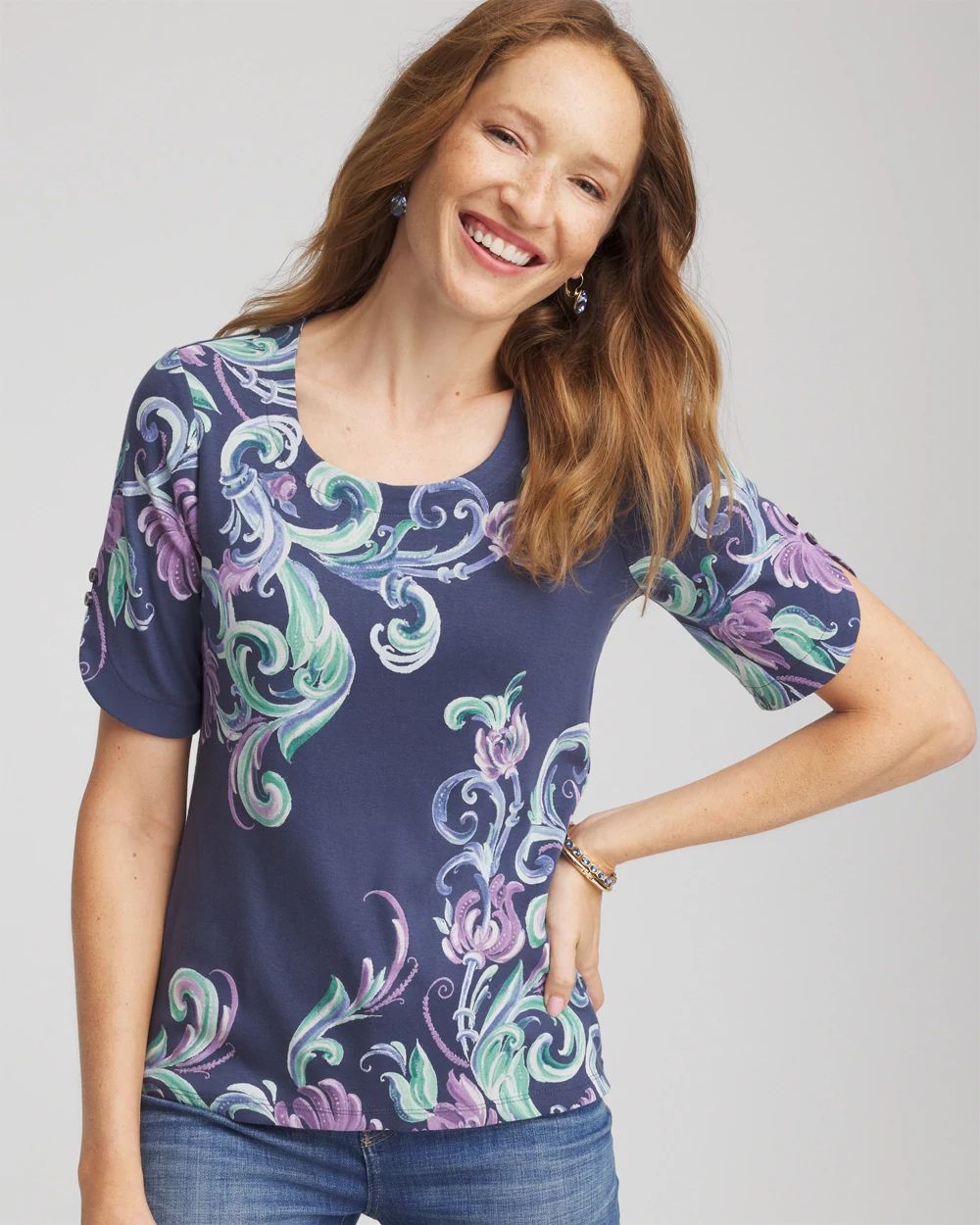 Tulip Sleeve Pima Tee