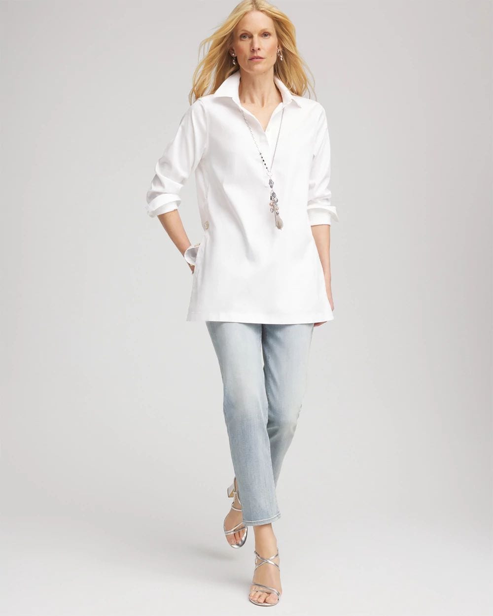 Girlfriend Slim Cropped Jeans