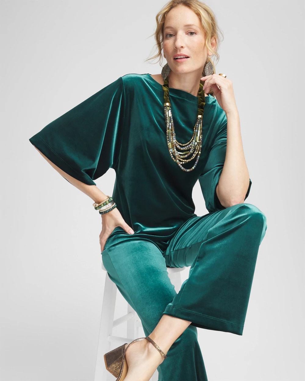 Travelers Collection Velvet Top