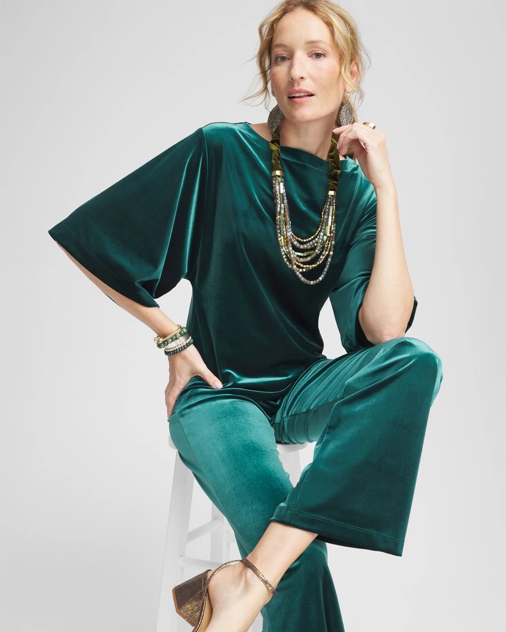 Travelers Collection Velvet Top click to view larger image.