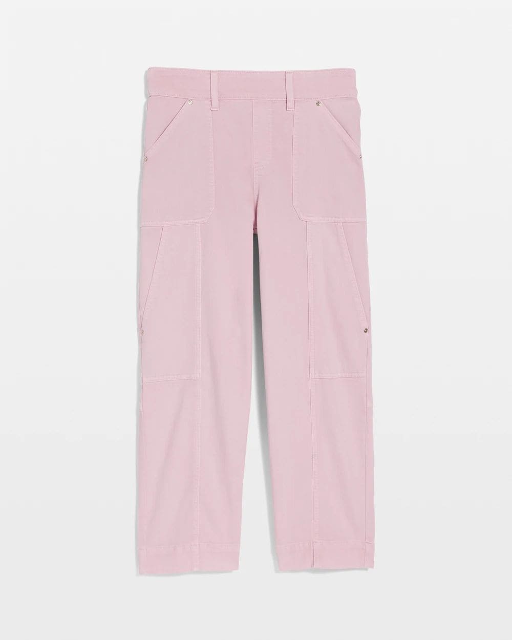 Utility Wide Pull-On Crop Jeans click to view larger image.