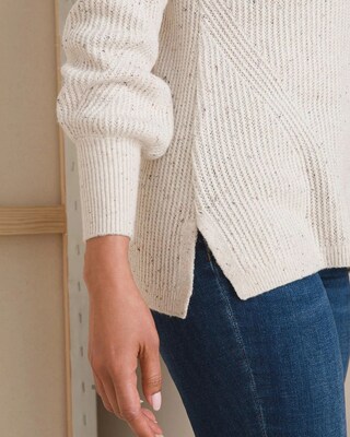 Rib-Knit  Sweater