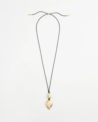 Ash Gold Teardrop Pendant