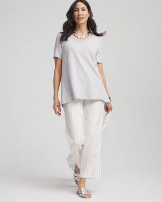 Slub V-Neck Tee click to view larger image.