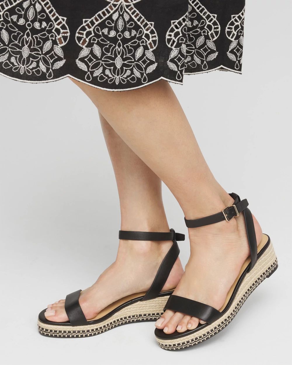 Brielle Espadrille Wedge Sandals