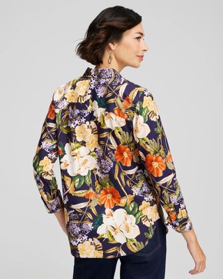 No Iron™ Stretch Floral Print Shirt