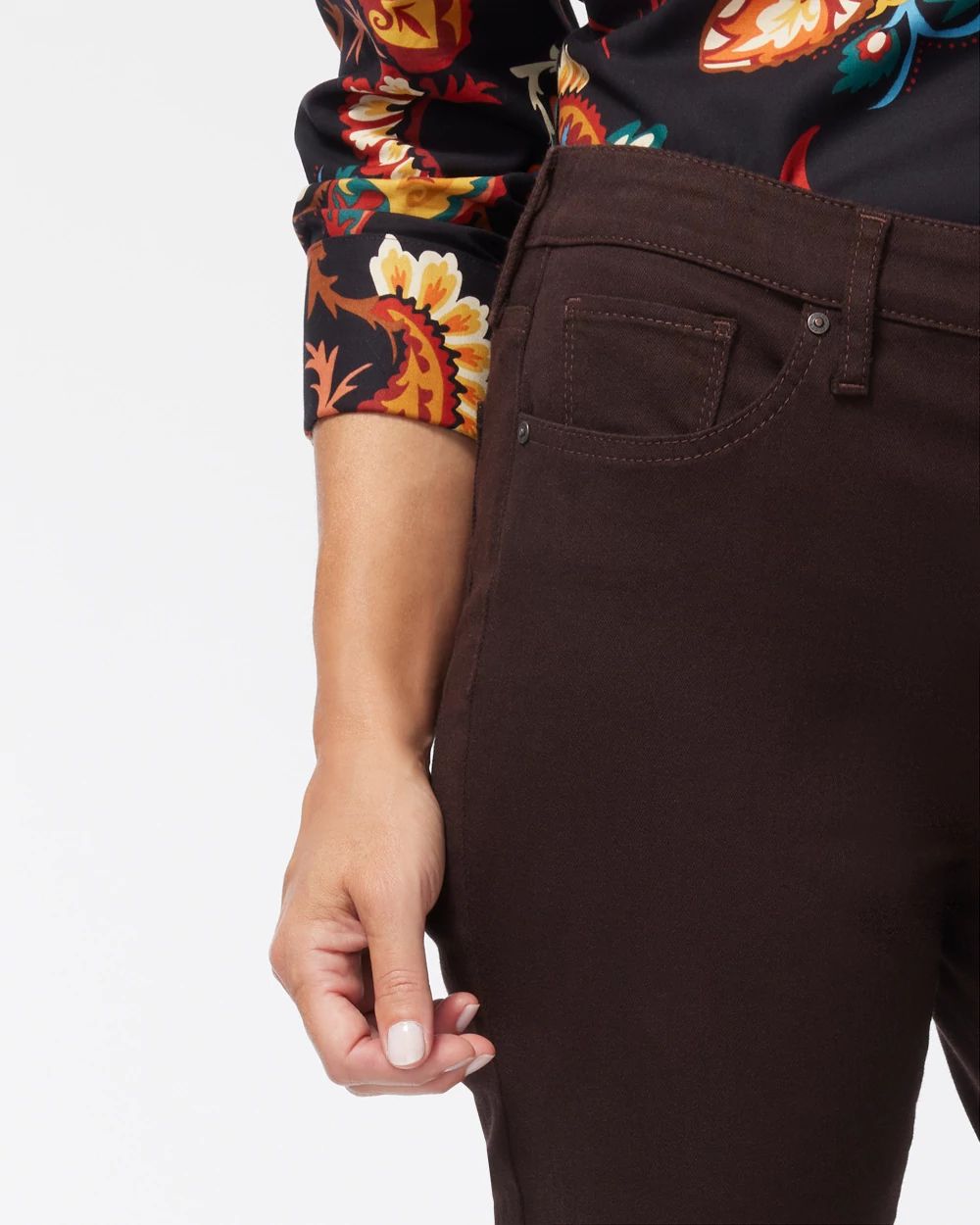Petite Girlfriend Slim Ankle Jeans