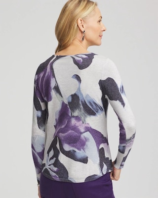 Ella V-Neck Pullover Sweater click to view larger image.