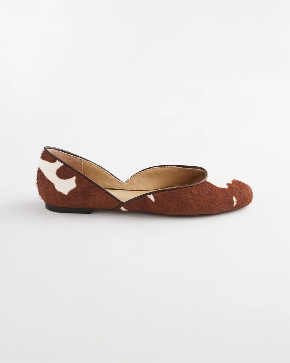 Sophie Pony Haircalf Leather Flats