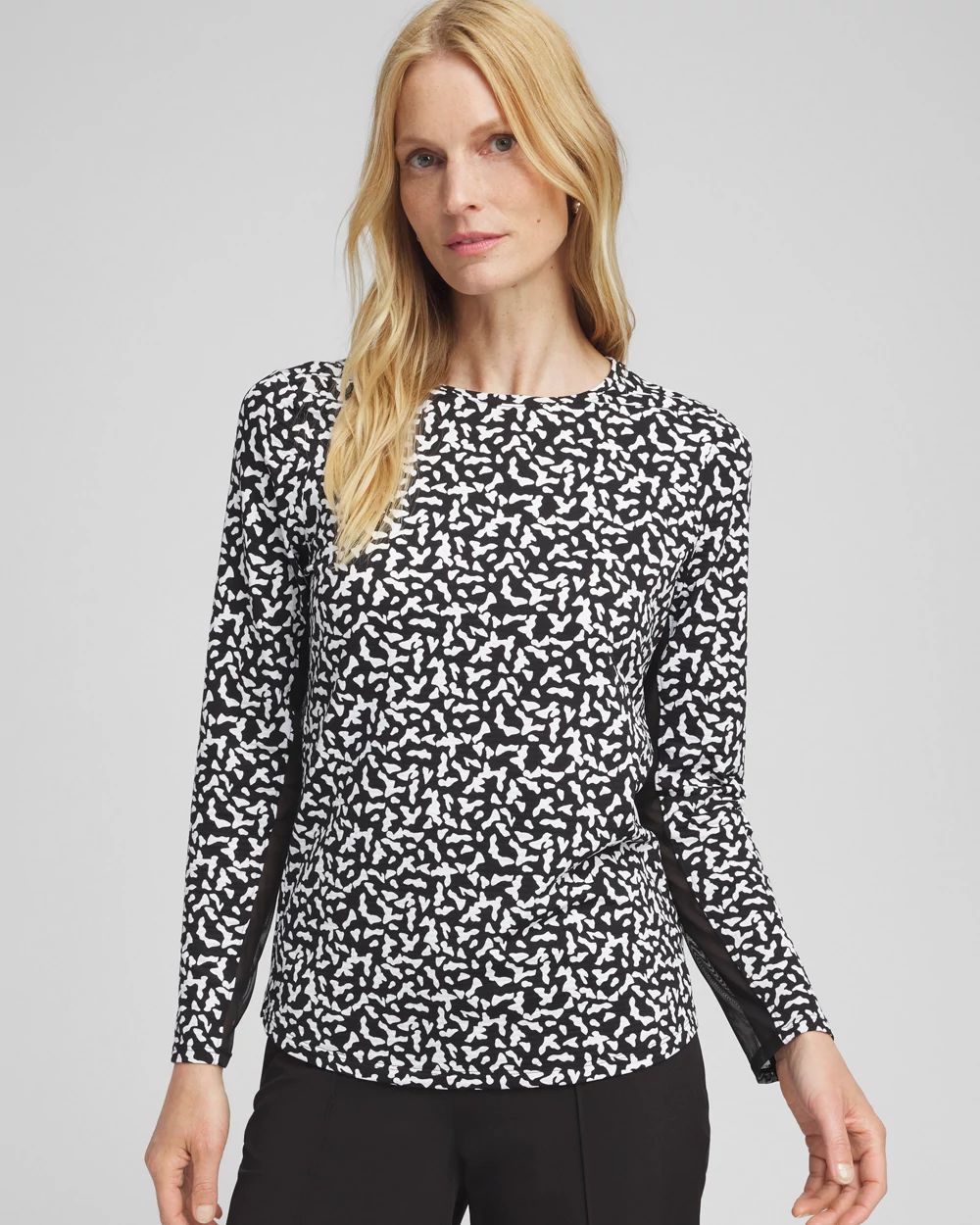 ZenCool® UPF Dots Long Sleeve Top