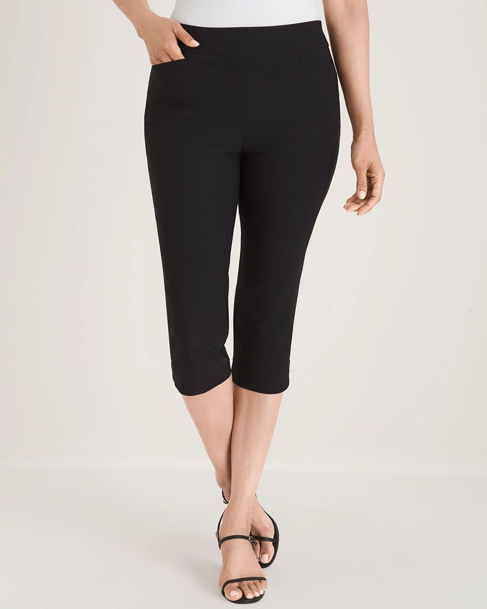 So Slimming Brigitte Tab-Hem Capris